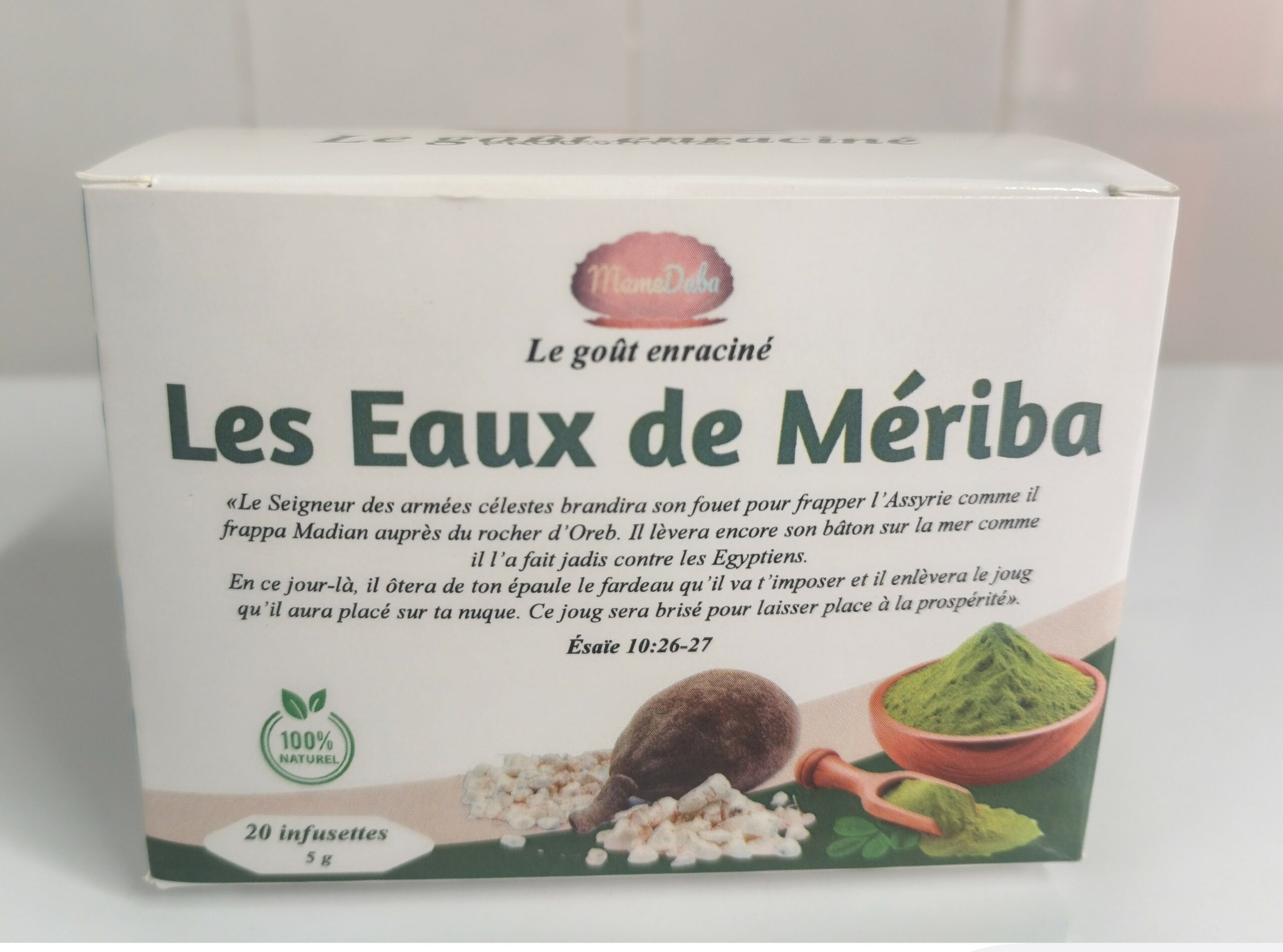 Infusion Les eaux de Mériba à base Moringa et bouye