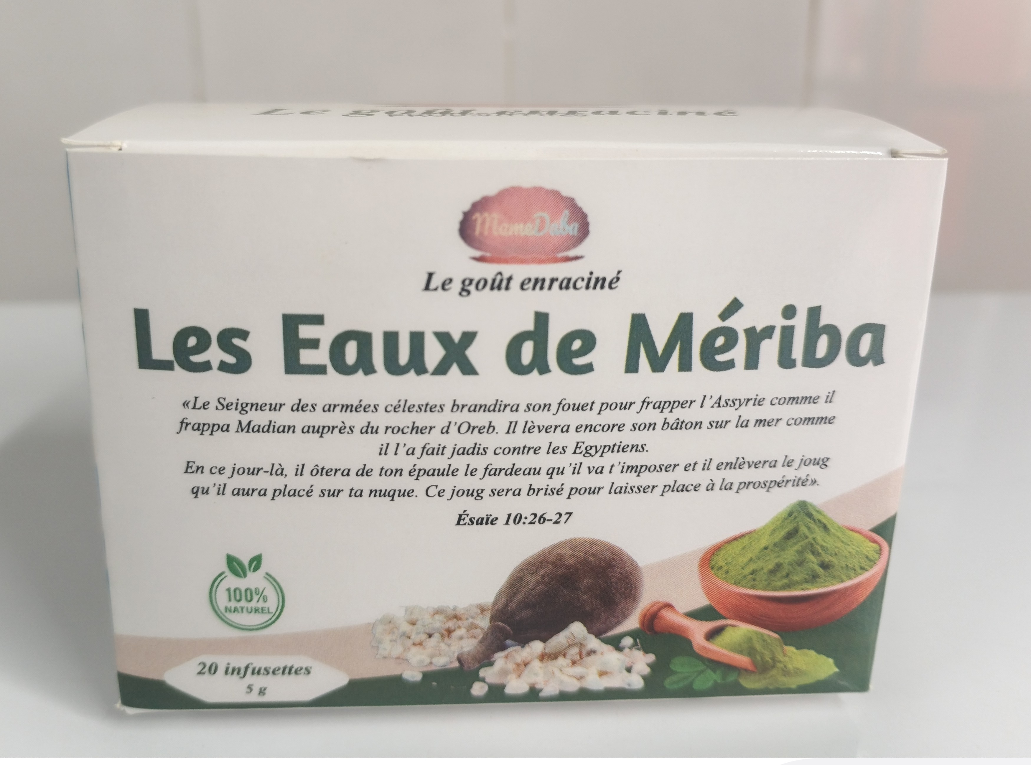 Infusion Les eaux de Mériba à base Moringa et bouye